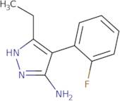 5-Ethyl-4-(2-fluorophenyl)-1H-pyrazol-3-amine