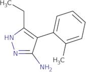 5-Ethyl-4-(2-methylphenyl)-1H-pyrazol-3-amine