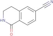 1,2,3,4-Tetrahydro-1-oxo-6-isoquinolinecarbonitrile
