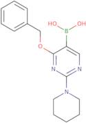 4-Benzyloxy-2-piperidine-1-yl-pyrimidine-5-boronic acid