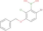 (3-Benzyloxy-6-bromo-2-chloro-phenyl)boronic acid