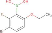 2-Fluoro-3-bromo-6-ethoxyphenylboronic acid