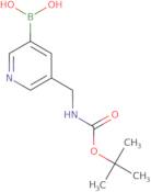 (5-(((tert-Butoxycarbonyl)amino)methyl)-pyridin-3-yl)boronic acid