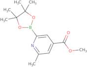 Methyl 2-methyl-6-(4,4,5,5-tetramethyl-1,3,2-dioxaborolan-2-yl)isonicotinate