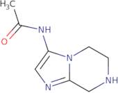 N-{5H,6H,7H,8H-Imidazo[1,2-a]pyrazin-3-yl}acetamide