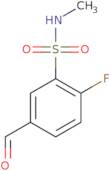 2-Fluoro-5-formyl-N-methylbenzene-1-sulfonamide