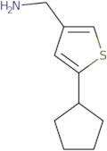 (5-Cyclopentylthiophen-3-yl)methanamine