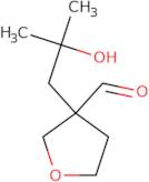 3-(2-Hydroxy-2-methylpropyl)oxolane-3-carbaldehyde