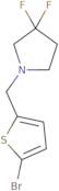 1-[(5-Bromothiophen-2-yl)methyl]-3,3-difluoropyrrolidine
