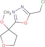 2-(Chloromethyl)-5-(3-methoxyoxolan-3-yl)-1,3,4-oxadiazole