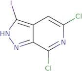 5,7-dichloro-3-iodo-1H-pyrazolo[3,4-c]pyridine