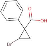 2-Bromo-1-phenylcyclopropane-1-carboxylic acid