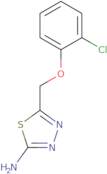 5-[(2-Chlorophenoxy)methyl]-1,3,4-thiadiazol-2-amine