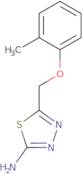 5-o-Tolyloxymethyl-[1,3,4]thiadiazol-2-ylamine