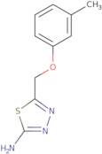 5-m-Tolyloxymethyl-[1,3,4]thiadiazol-2-ylamine