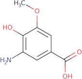 3-Amino-4-hydroxy-5-methoxybenzoic acid