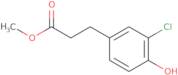 Methyl 3-(3'-chloro-4'-hydroxyphenyl)propionate