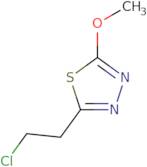 2-(2-Chloroethyl)-5-methoxy-1,3,4-thiadiazole