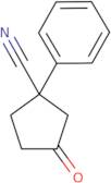 3-Oxo-1-phenylcyclopentane-1-carbonitrile