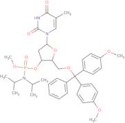 5'-o-(4,4'-Dimethoxytrityl)-2'-deoxythymidine-3'-(methyl-N,N-diisopropyl)phosphoramidite