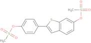 2-(4-Hydroxyphenyl)benzo[b]thiophen-6-ol Bimesylate