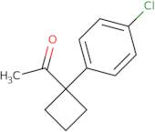 1-[1-(4-Chlorophenyl)cyclobutyl]ethan-1-one
