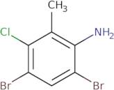 4,6-Dibromo-3-chloro-2-methylaniline