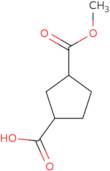 3-(methoxycarbonyl)cyclopentane-1-carboxylic acid