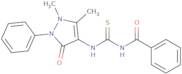 N-Benzoyl-N'-(1,5-dimethyl-3-oxo-2-phenyl-2,3-dihydro-1H-pyrazol-4-yl)thiourea