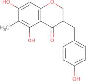 (3R)-5,7-Dihydroxy-6-methyl-3-(4'-hydroxybenzyl)chroman-4-one