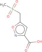 5-(Methanesulfonylmethyl)-1,2-oxazole-3-carboxylic acid