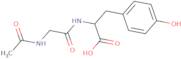 (2S)-2-(2-Acetamidoacetamido)-3-(4-hydroxyphenyl)propanoic acid