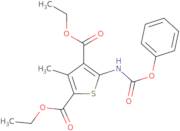 2,4-Diethyl 3-methyl-5-[(phenoxycarbonyl)amino]thiophene-2,4-dicarboxylate