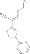 3-Ethoxy-2-(4-phenyl-1,3-thiazol-2-yl)prop-2-enenitrile