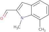 1,7-Dimethyl-1H-indole-2-carbaldehyde