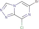 6-Bromo-8-chloro-[1,2,4]triazolo[4,3-a]pyrazine