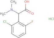 2-(2-Chloro-6-fluorophenyl)-2-(dimethylamino)acetic acid hydrochloride