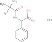 2-(2-Amino-2-methylpropanamido)-2-phenylacetic acid hydrochloride