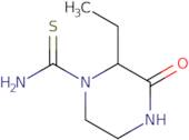 2-Ethyl-3-oxopiperazine-1-carbothioamide