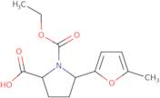 1-(Ethoxycarbonyl)-5-(5-methylfuran-2-yl)pyrrolidine-2-carboxylic acid