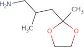 2-Methyl-3-(2-methyl-1,3-dioxolan-2-yl)propan-1-amine