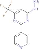 4-Hydrazinyl-2-(pyridin-4-yl)-6-(trifluoromethyl)pyrimidine