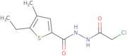 N'-(2-Chloroacetyl)-5-ethyl-4-methylthiophene-2-carbohydrazide