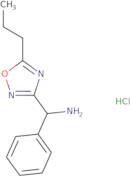 Phenyl(5-propyl-1,2,4-oxadiazol-3-yl)methanamine hydrochloride