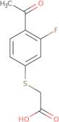 2-[(4-Acetyl-3-fluorophenyl)sulfanyl]acetic acid