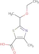 2-(1-Ethoxyethyl)-4-methyl-1,3-thiazole-5-carboxylic acid