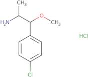 1-(4-Chlorophenyl)-1-methoxypropan-2-amine hydrochloride