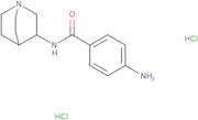 4-Amino-N-{1-azabicyclo[2.2.2]octan-3-yl}benzamide dihydrochloride