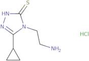4-(2-Aminoethyl)-5-cyclopropyl-4H-1,2,4-triazole-3-thiol hydrochloride