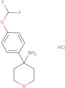 4-[4-(Difluoromethoxy)phenyl]oxan-4-amine hydrochloride
